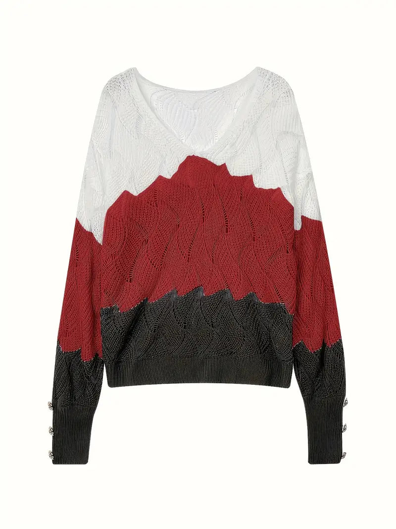 Keira | Cozy Chic Wave Knit Sweater