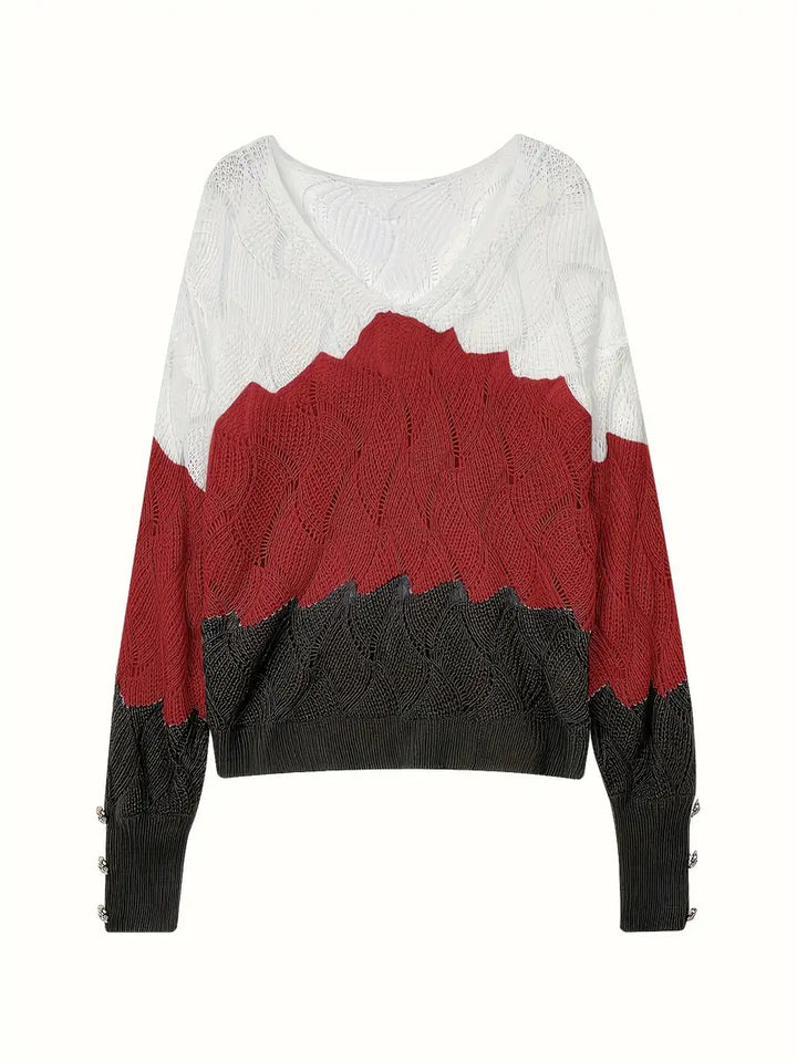 Keira | Cozy Chic Wave Knit Sweater