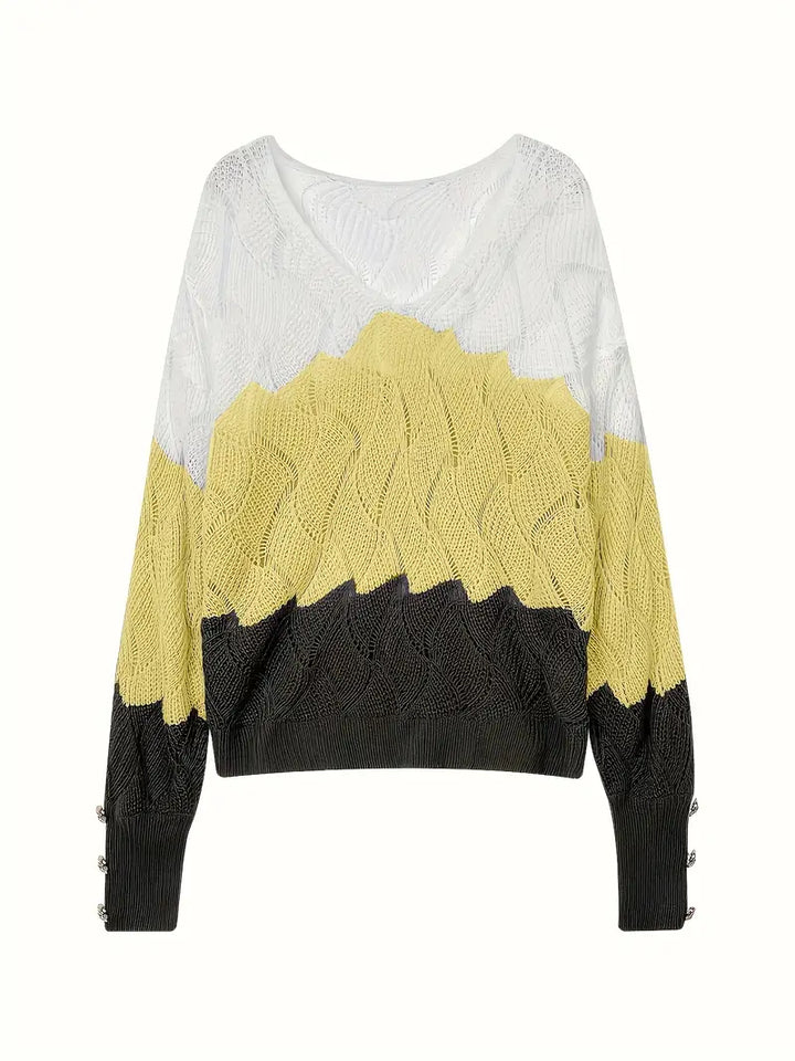 Keira | Cozy Chic Wave Knit Sweater