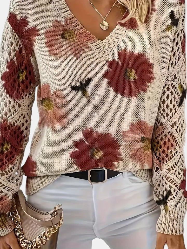 Fern | Blooming Chic Knit Sweater