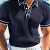 Branson | Color-Blocked Short Sleeve Polo Shirt