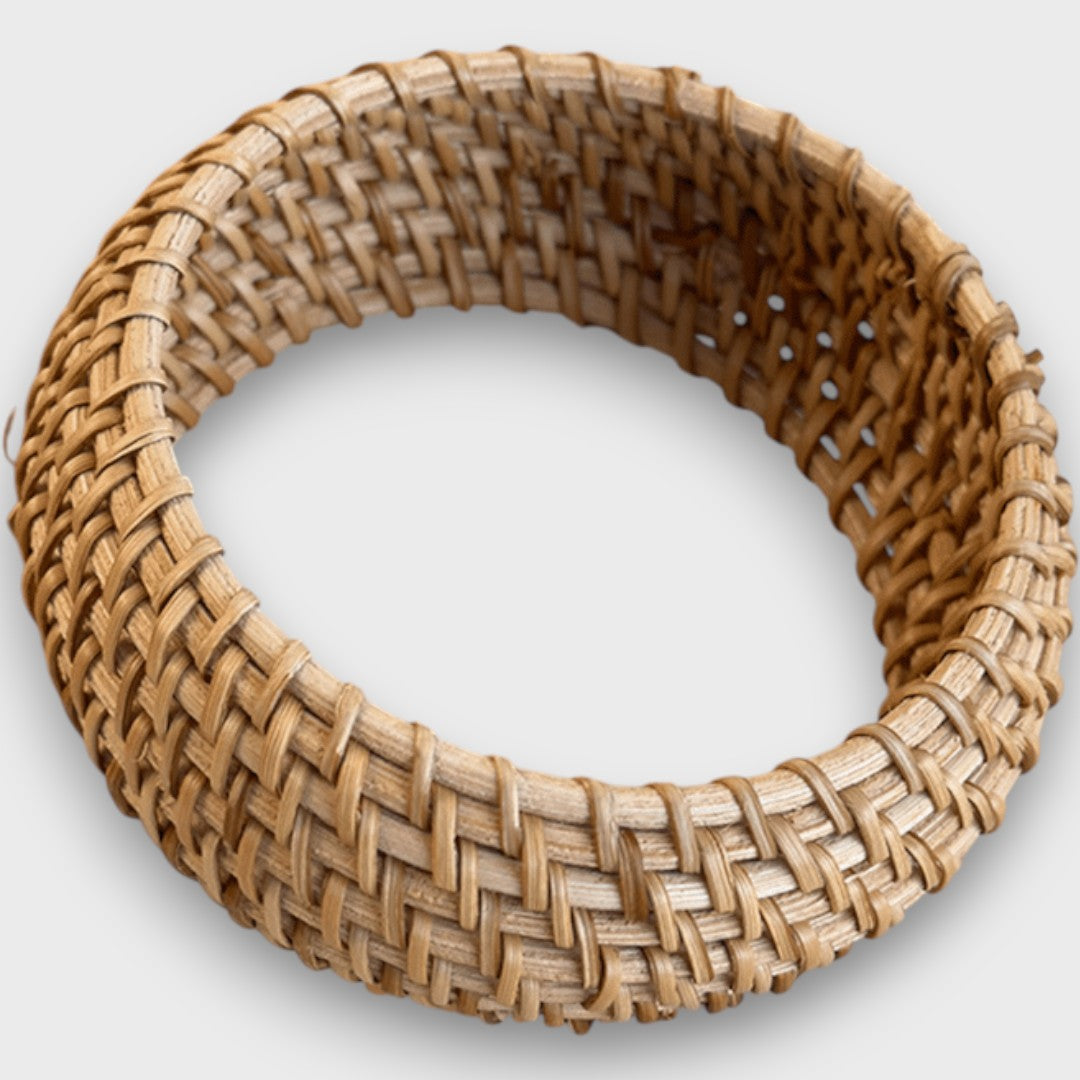 Simranjit | Braided Rattan Bracelet
