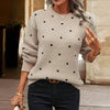 Hazel | Cozy Polka Knit Sweater