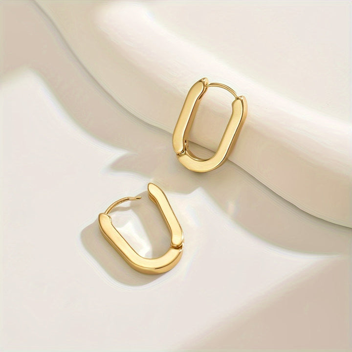 Hawa | Elegant Geometric Hoop Earrings