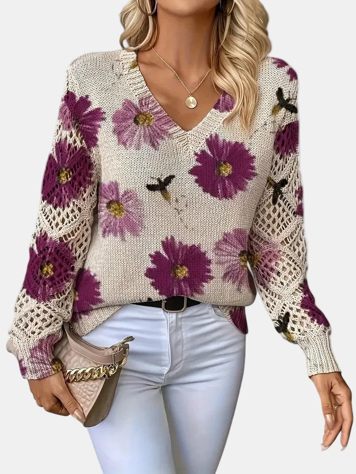 Fern | Blooming Chic Knit Sweater