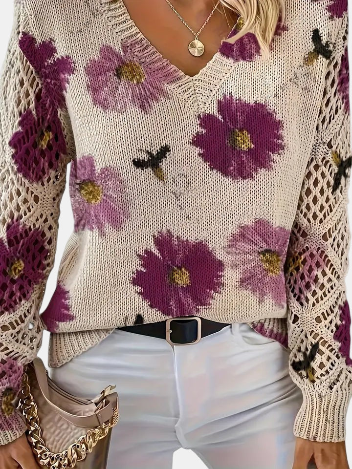 Fern | Blooming Chic Knit Sweater