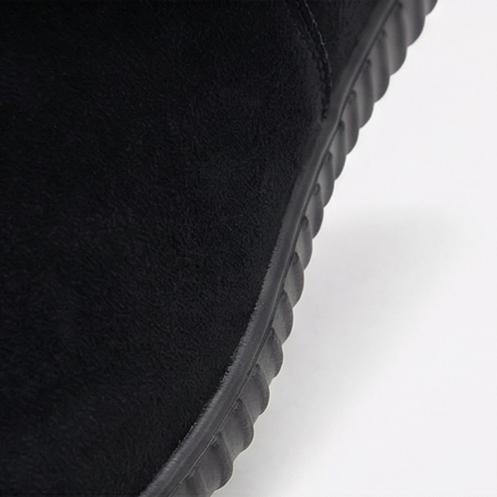 Lea-May | Bottines en daim à bord-côté en maille