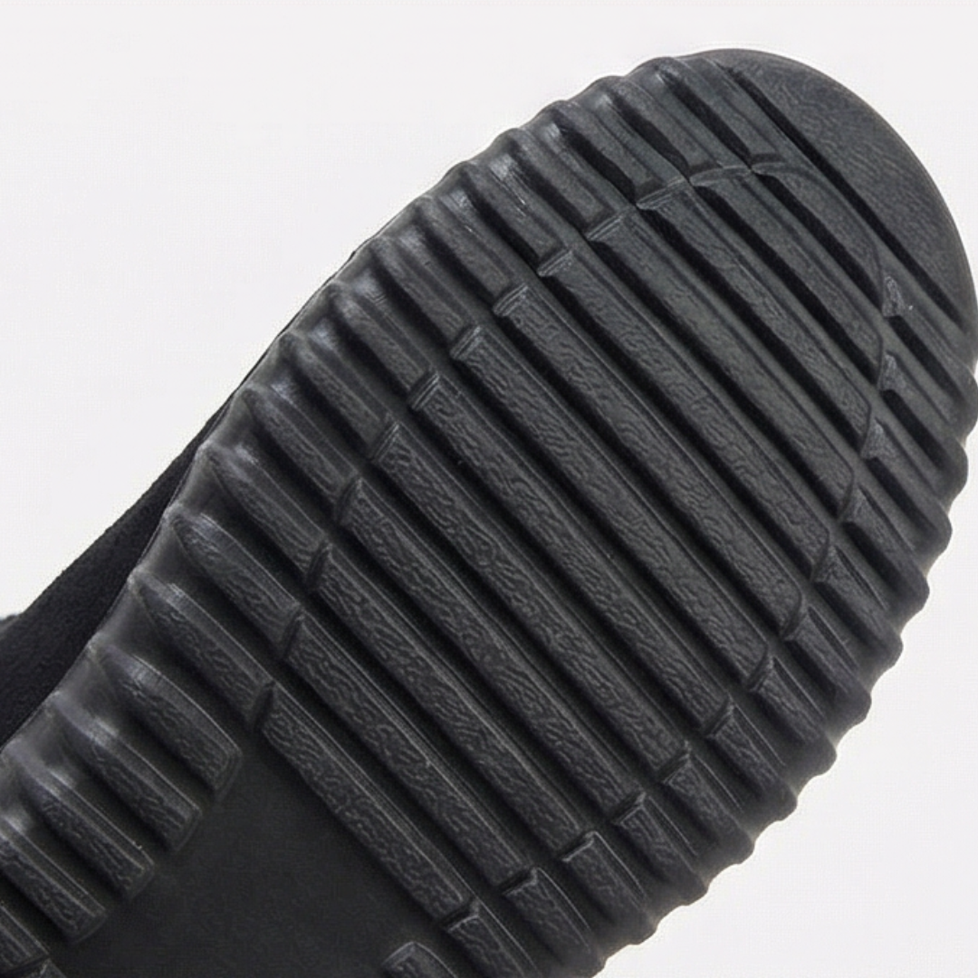 Lea-May | Bottines en daim à bord-côté en maille