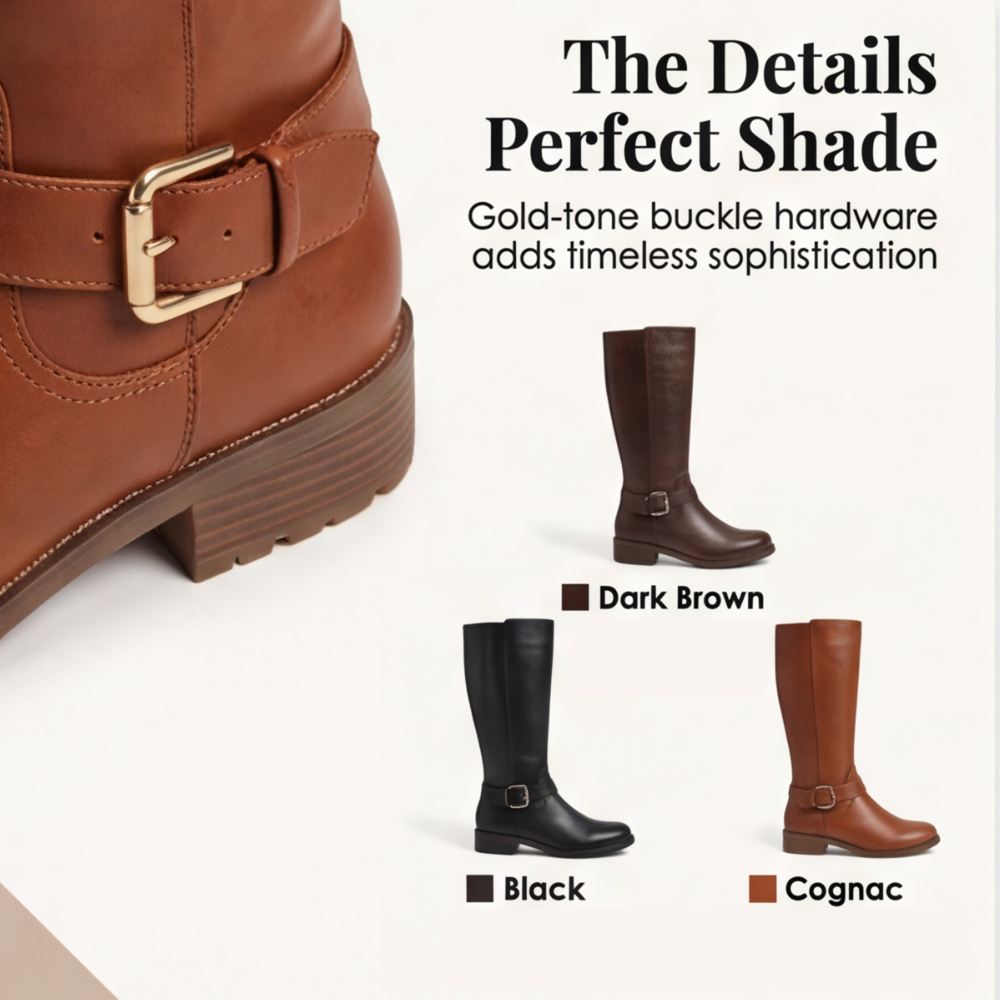 Kimberlyn | Knee High Riding Boots