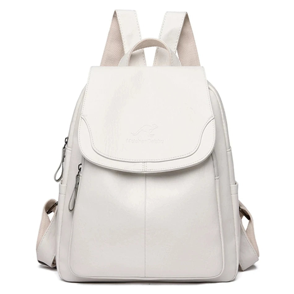 Gail | Backpack In A Delicate White Tone