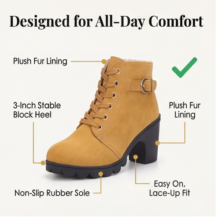 Symphony | Chunky Heel Ankle Boots