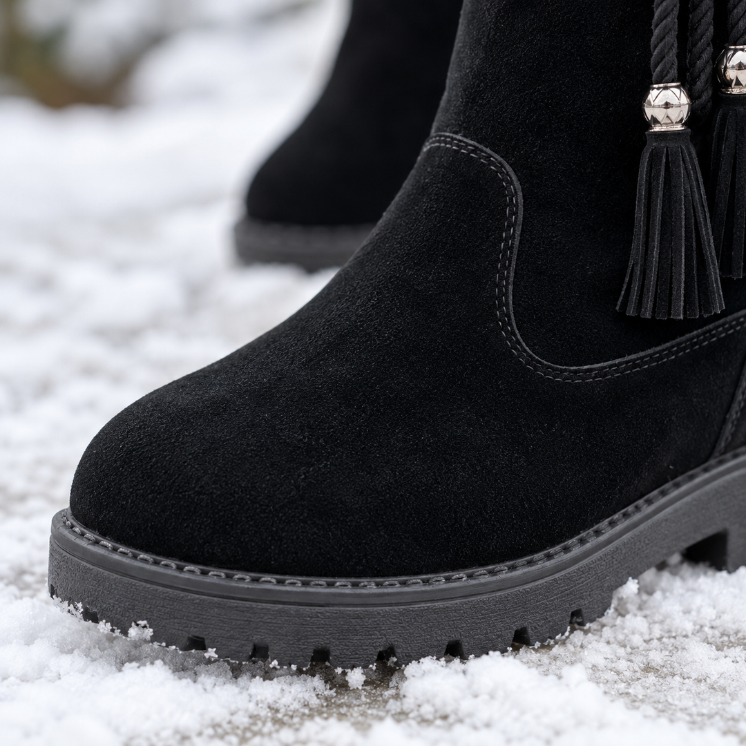 Meilani | Bottines zippées latérales doublées en polaire