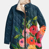Ellis | Vintage Floral Print Quilted Jacket