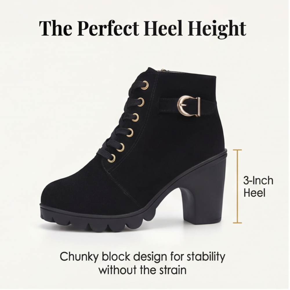 Symphony | Chunky Heel Ankle Boots