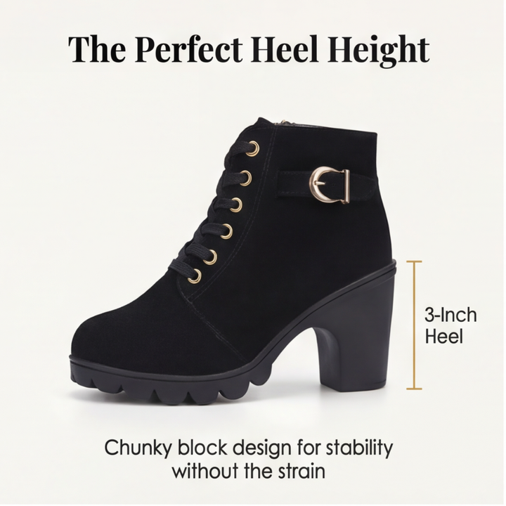 Symphony | Chunky Heel Ankle Boots