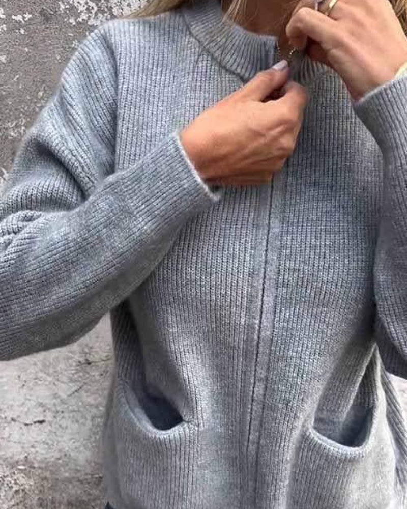 Rina | Cozy Zip-Up Cardigan