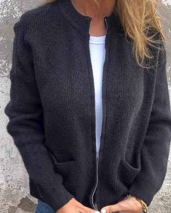 Rina | Cozy Zip-Up Cardigan