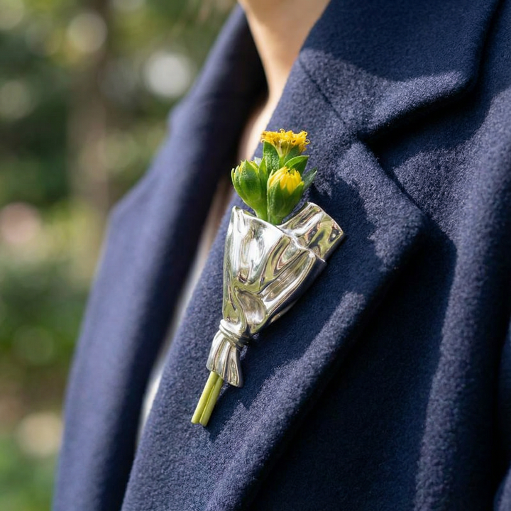 Hiyab | Wearable Flower Vase Brooch