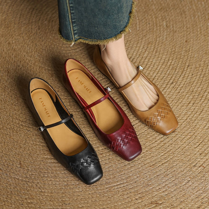 Verity | Square-Toe Flat