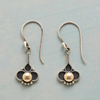 Marie-Noel | Elegant Clover Pearl Silver Earrings