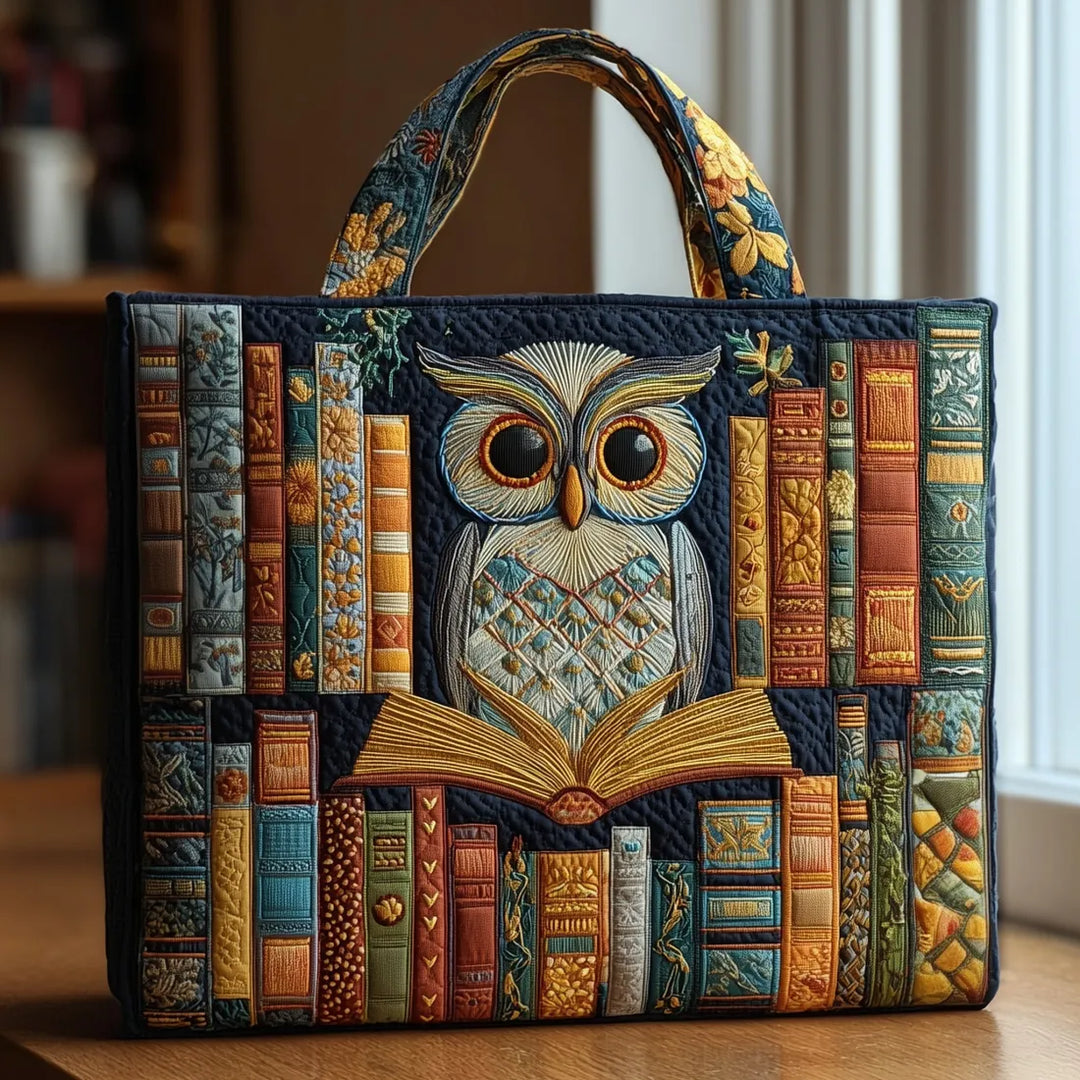 Ashnoor | Handmade Owl Bag Among Old Books