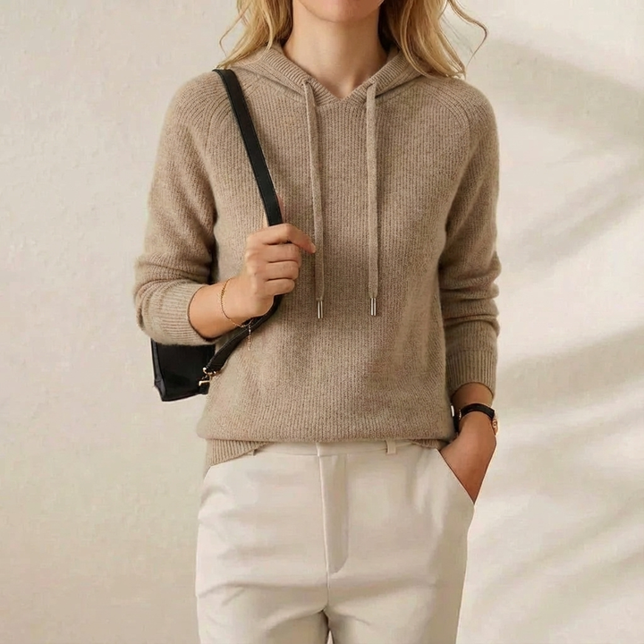 Sondra | Knit Hooded Sweater