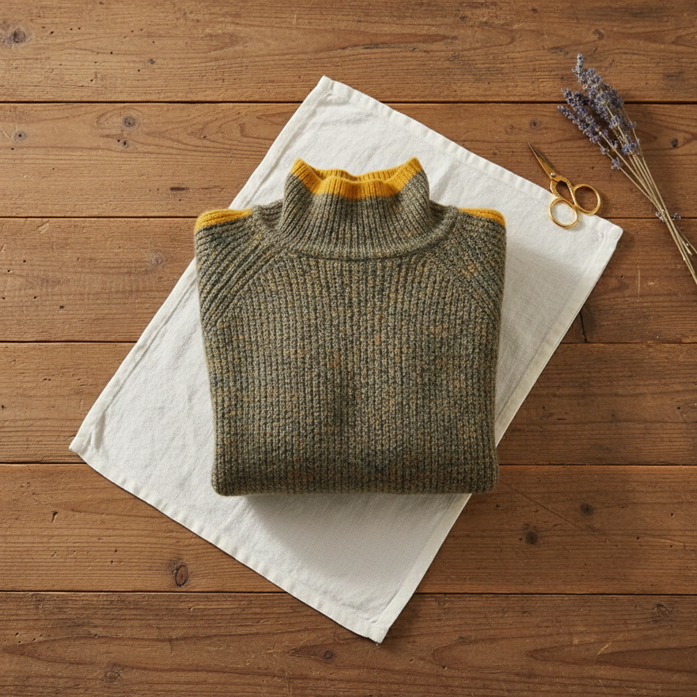 Maria | Ribbed Turtleneck Sweater