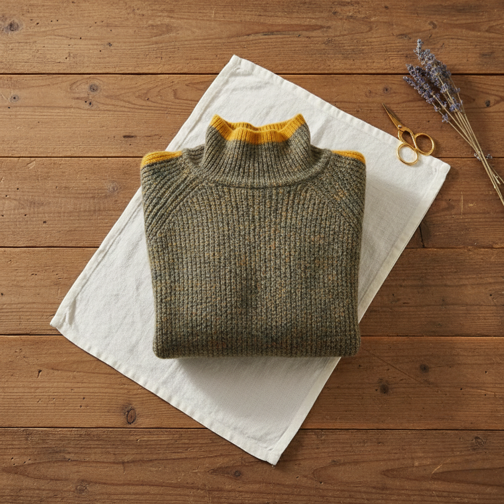 Maria | Ribbed Turtleneck Sweater