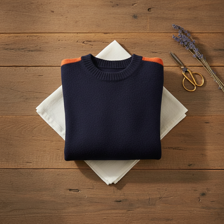 Leiah | Colour-Block Knit Sweater