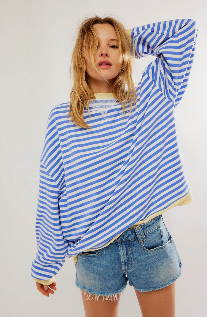 Linda | Oversized Striped Sweater