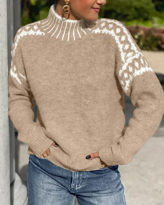 Cosima | Nordic Knit Turtleneck Sweater