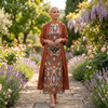 Donatella | Printed Maxi Dress with Vest