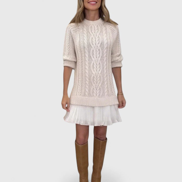 Sauge | Robe pull en maille