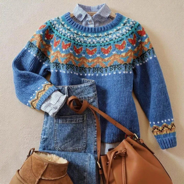 Paloma | Fair Isle Knit Sweater