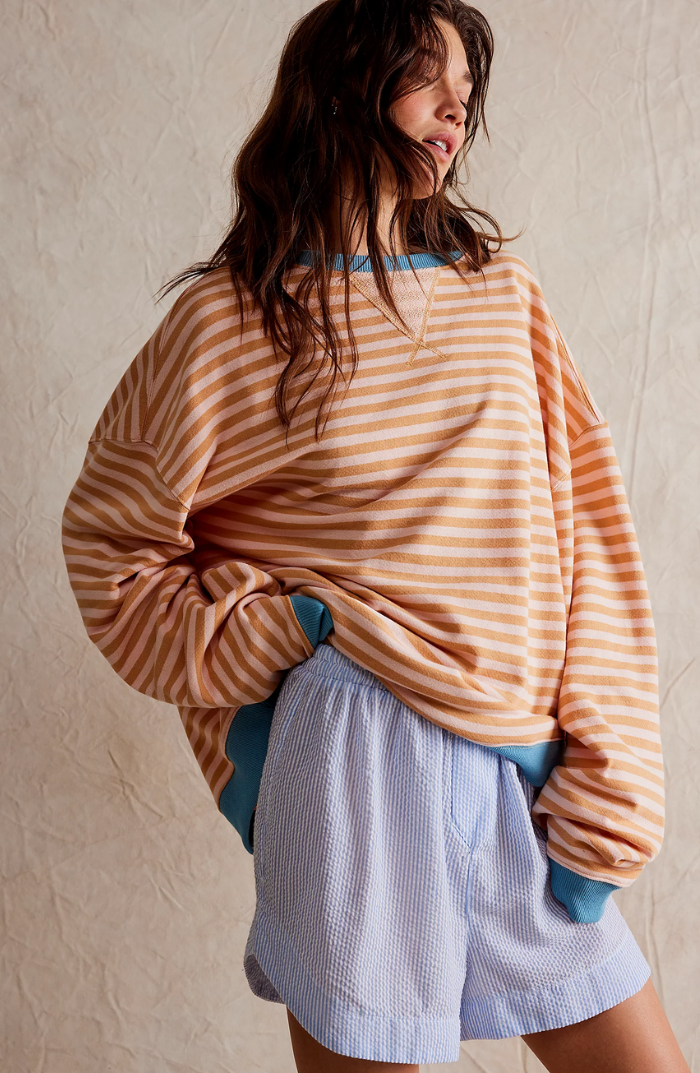 Linda | Oversized Striped Sweater