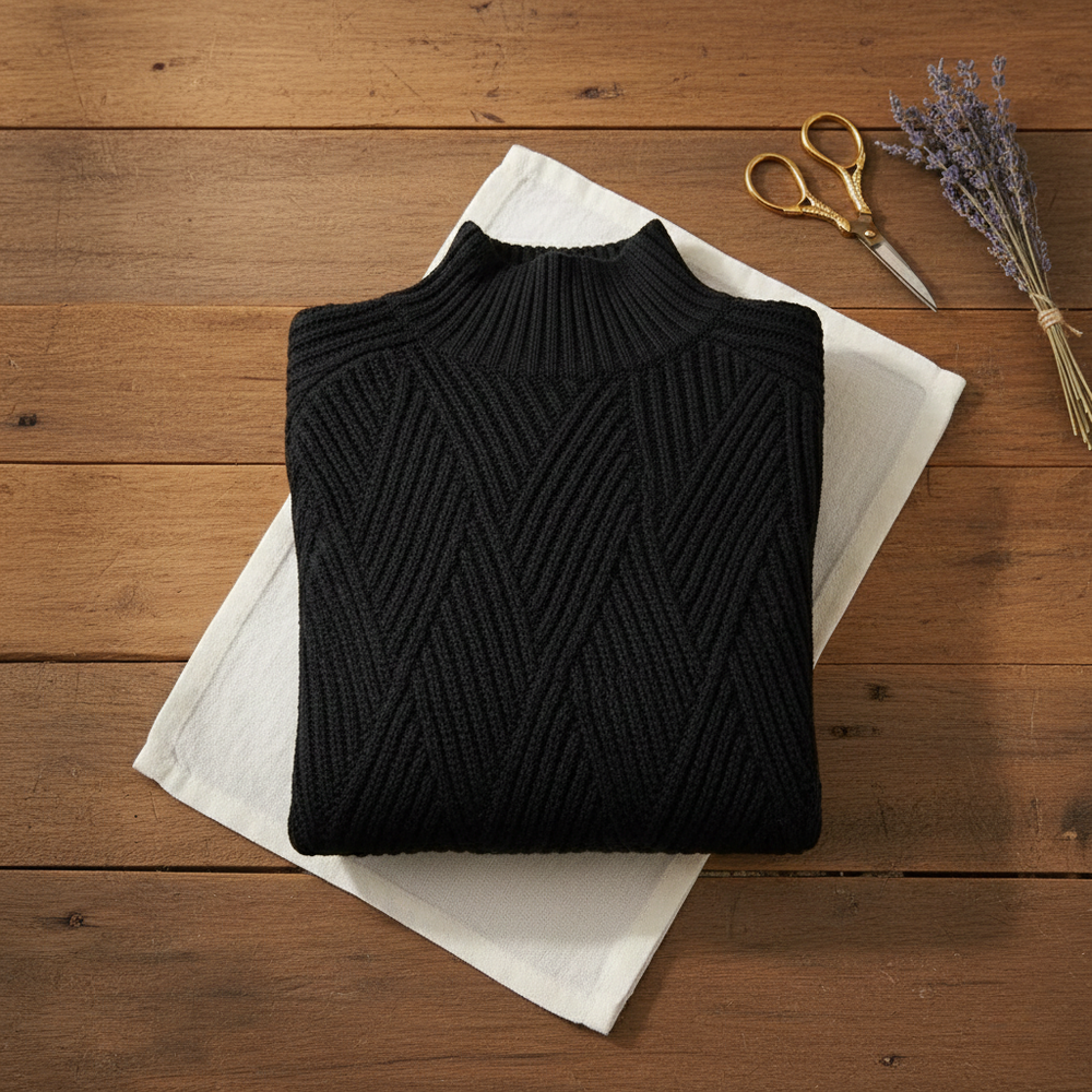 Kaelee | Chunky Knit Turtleneck Sweater