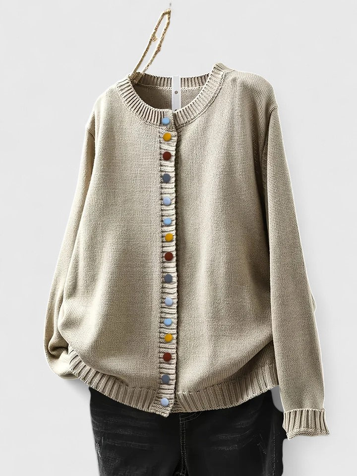 Kara | Whimsical Button Cardigan