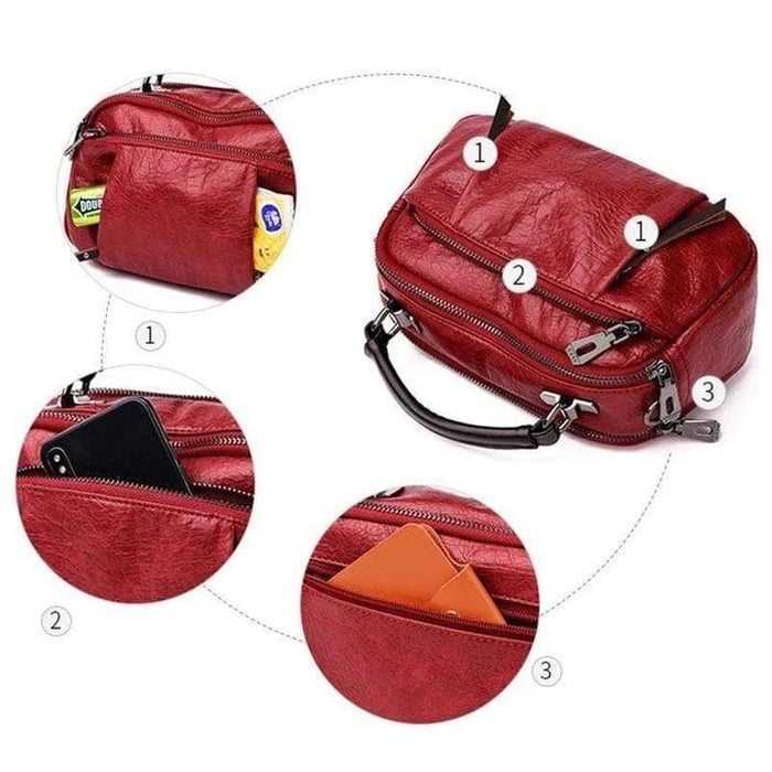 Iyra | Versatile Bag In Golden Cognac Shade