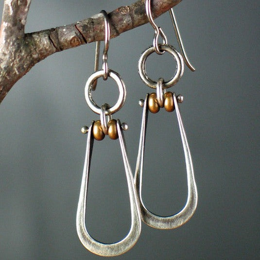 Peyton | Vintage Silver Dangling Earrings