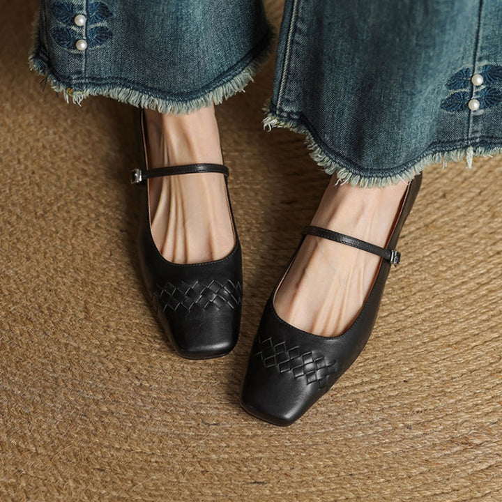 Verity | Square-Toe Flat