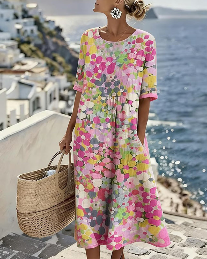 Elena Dress Pink