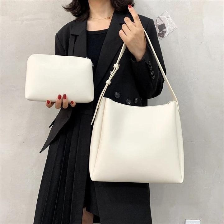 Saya | Minimalist Shoulder Bag In Modern Cut