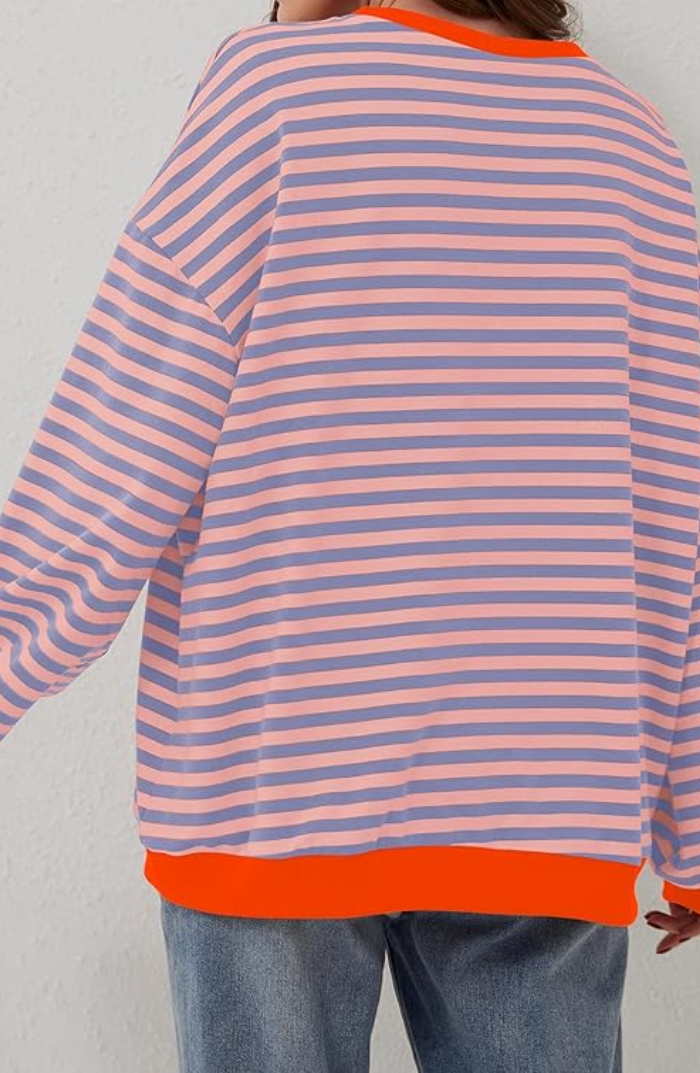 Linda | Oversized Striped Sweater