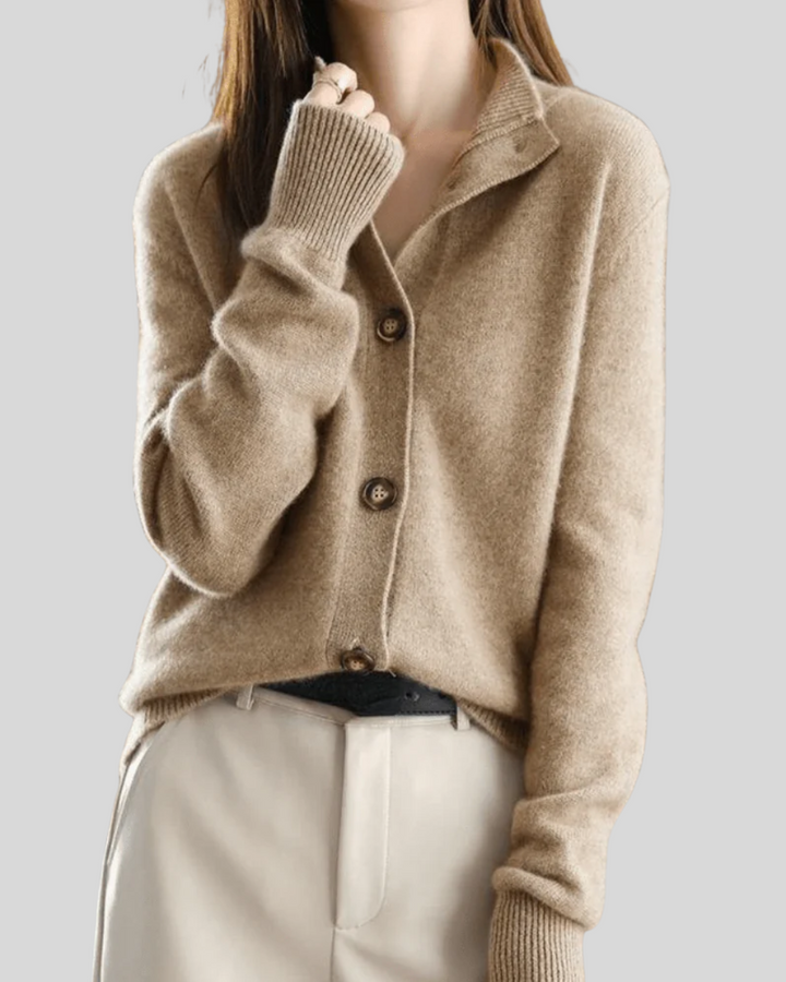 Amy | Cardigan classique boutonné