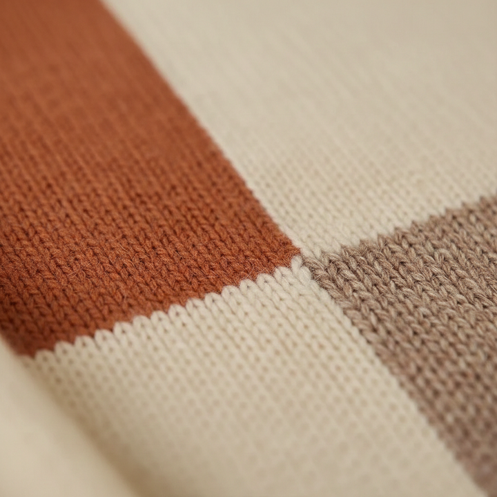 Renata | Colour-Block Turtleneck Sweater
