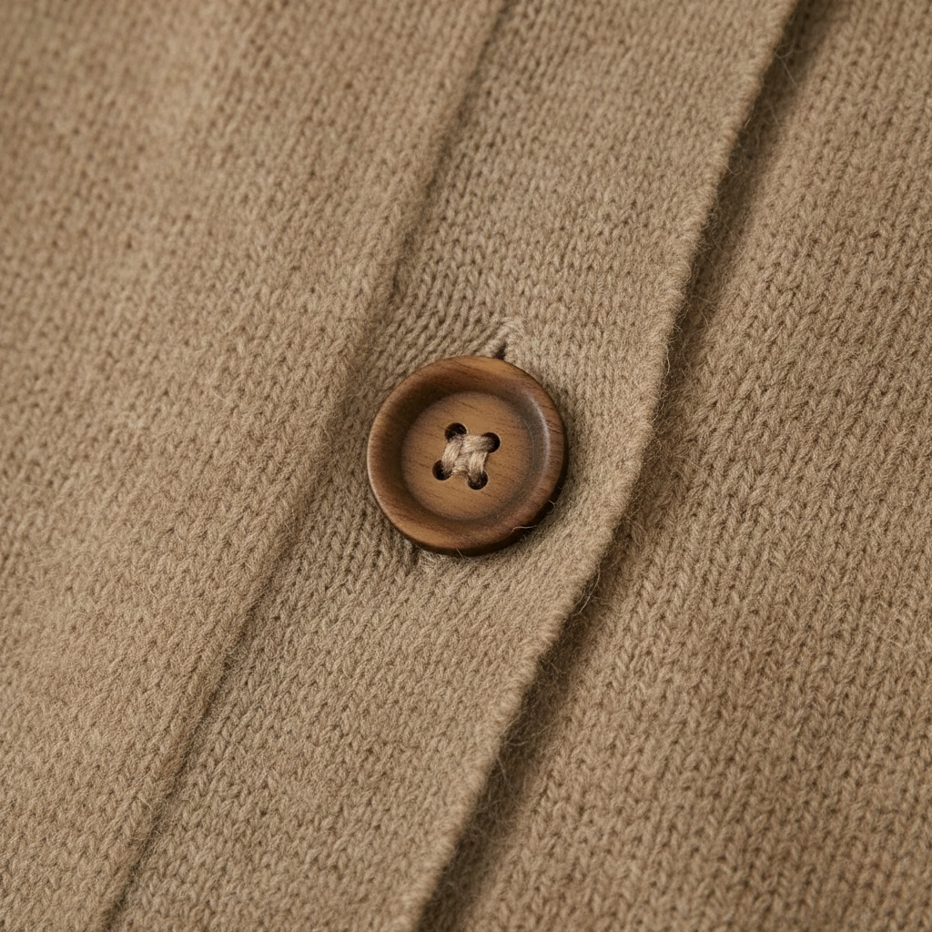 Tayah | Button-Up Collared Knit Cardigan