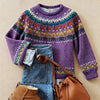 Hannelore | Fair Isle Knit Sweater
