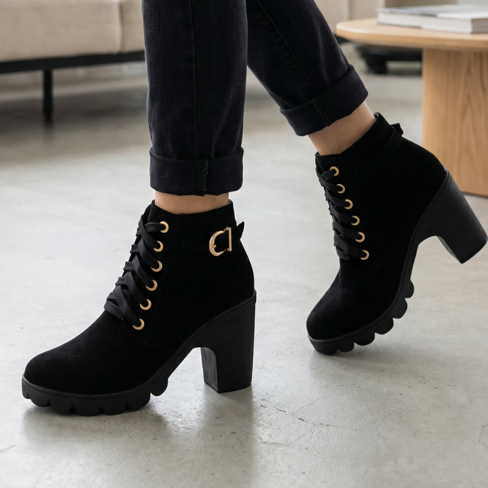 Symphony | Chunky Heel Ankle Boots