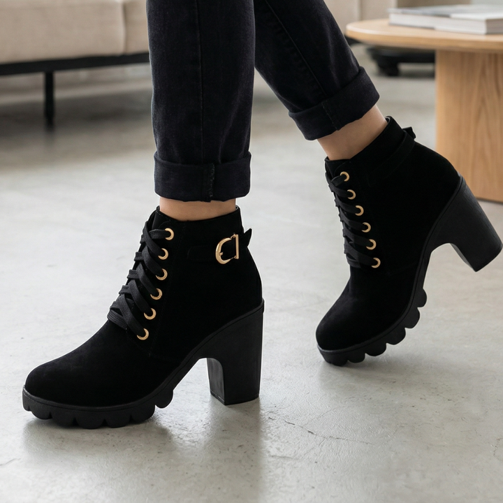 Symphony | Chunky Heel Ankle Boots