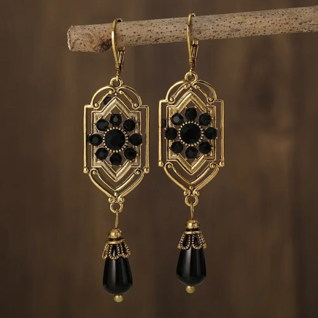 Cathy | Crystal Drop Earrings